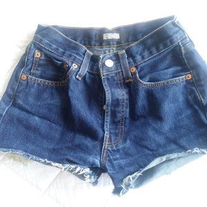 Reformation Levi's High-Waisted Cut-off Shorts Size 23